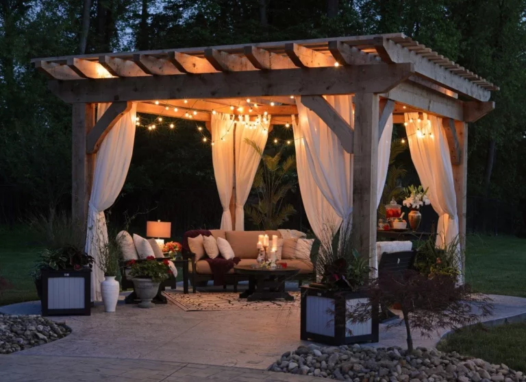 How to Add Lighting to Your Pergola